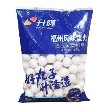 升隆福州风味鱼丸冷冻包心鱼丸商用火锅丸子麻辣烫冒菜食材嫩