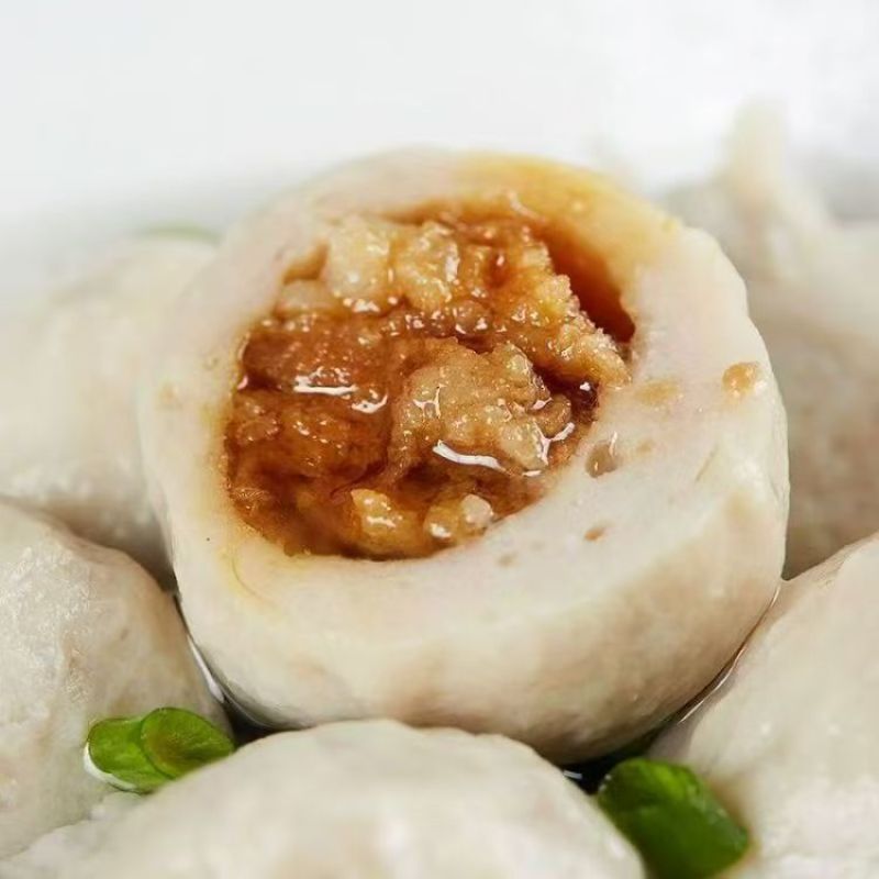 升隆福州风味鱼丸冷冻包心鱼丸商用火锅丸子麻辣烫冒菜食材嫩