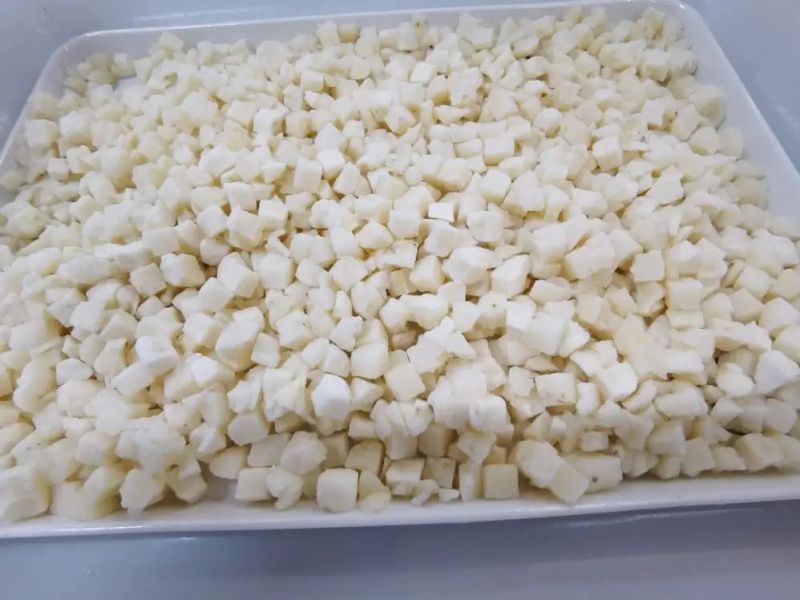 可大批量整顿发货冷冻马蹄丁荸荠丁8*8mm去皮6*6mm