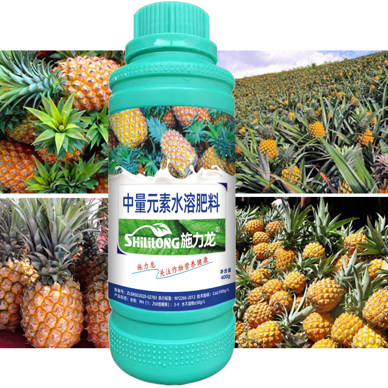 施力龙菠萝专用叶面肥膨果增甜防裂增长菠萝肥料凤梨氨基酸液