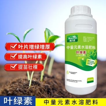 叶绿素氨基酸叶面肥盆栽花卉园艺瓜果蔬菜提苗壮棵叶片增绿水