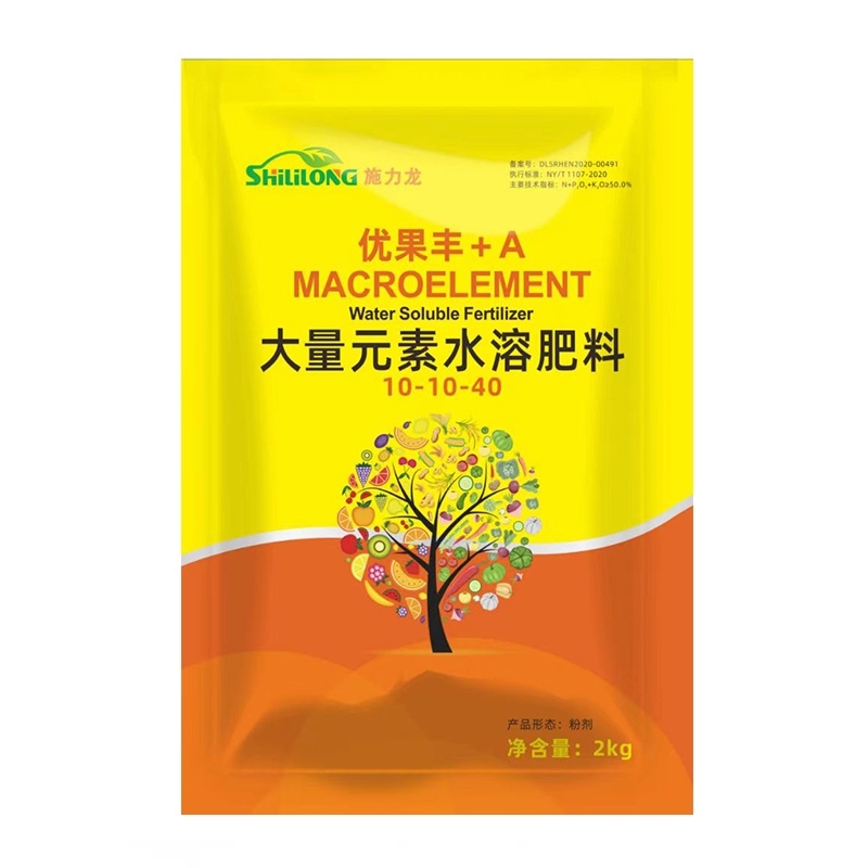 施力龙高钾大量元素水溶肥上色靓果膨果美果增甜氮磷钾防裂冲