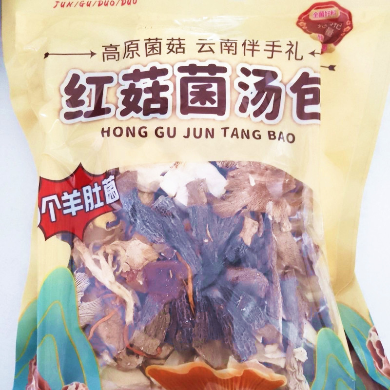 菌菇朵朵红菇菌汤包松茸菌羊肚菌汤包厂家直发