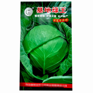 基地绿王甘蓝种子甘兰包菜杂交一代甘蓝种子10g菜区**
