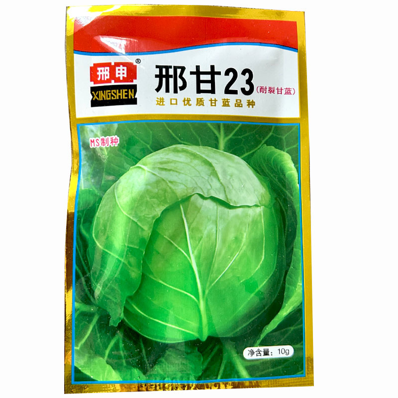 邢申邢甘23甘蓝种子夏季耐热圆包菜卷心菜包心菜结球紧实高