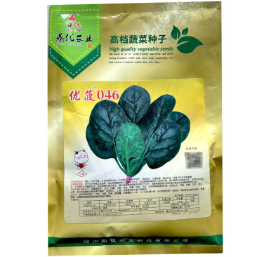 优菠046圆叶菠菜种子四季抗病耐寒耐热越冬大田专用