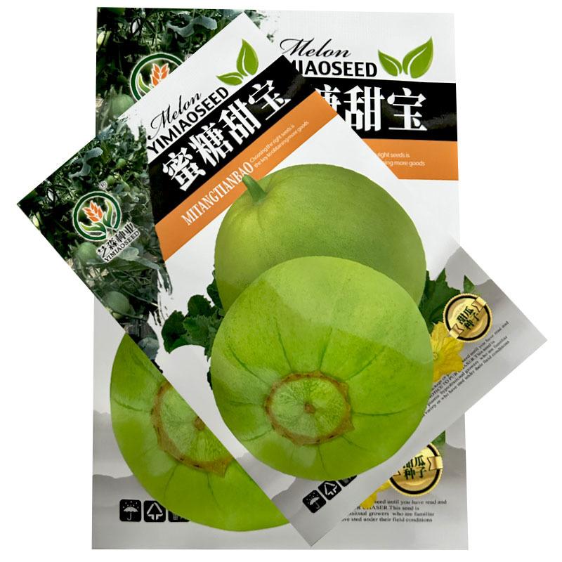 蜜糖甜宝甜瓜种子薄皮香瓜籽耐热耐湿春夏露地种植