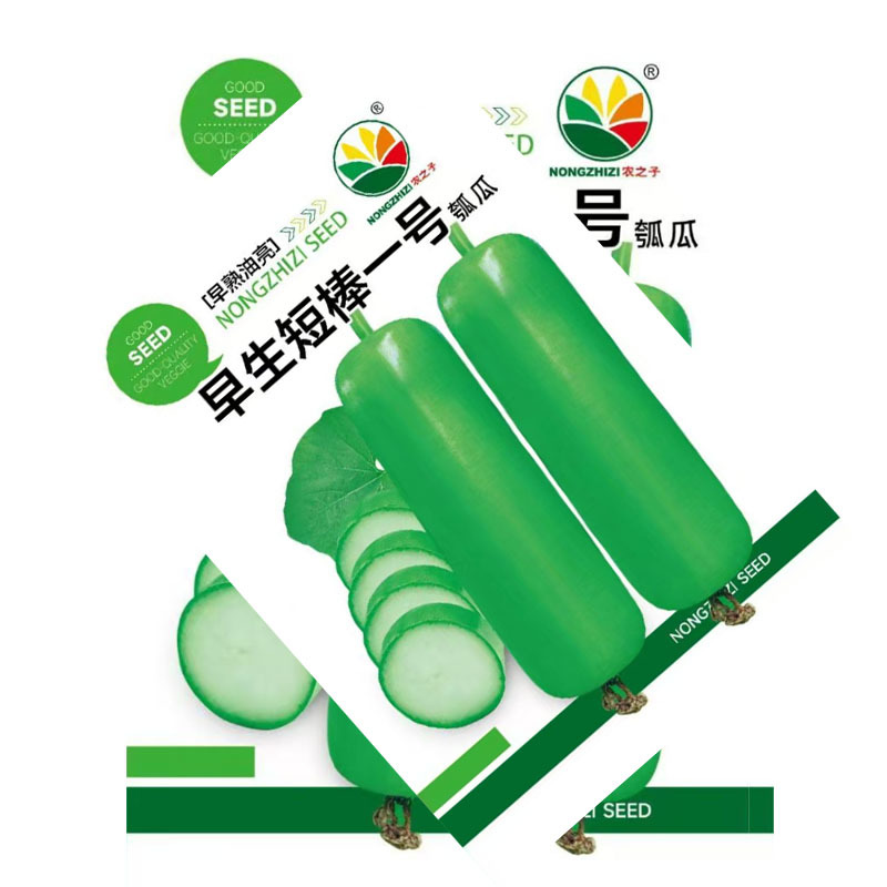 早生短棒一号短棒瓠瓜种子早熟油亮耐热耐寒基地型