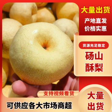 酥梨砀山酥梨宁陵酥梨产地直销量大从优可对接全国