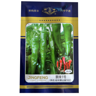 景辣1号早景尖椒102辣妹子干鲜两用小辣椒5克基地型