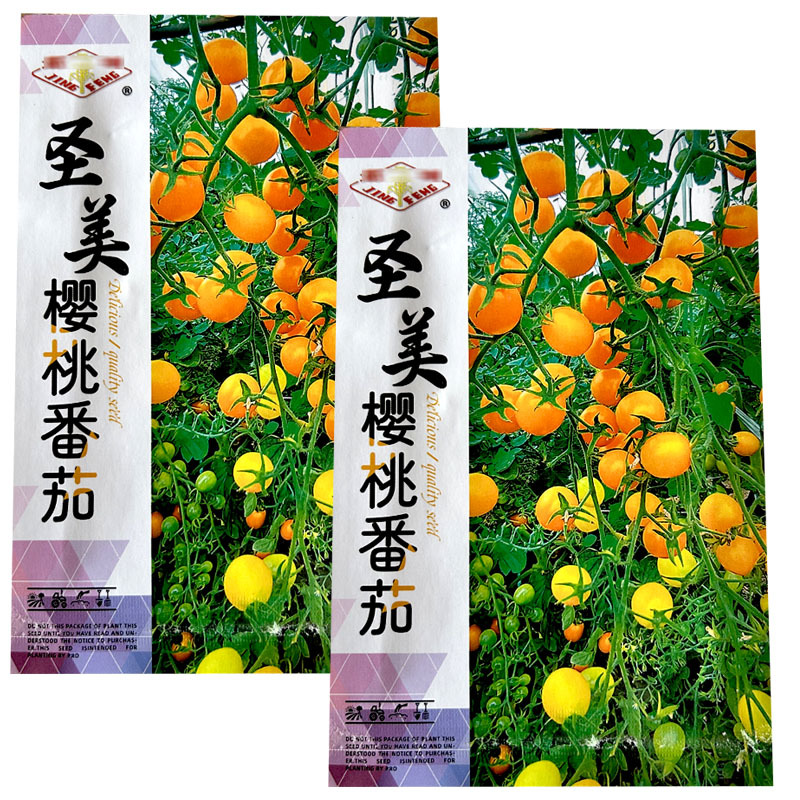 圣美樱桃番茄种子小果早熟黄色果含糖高坐果多基地型