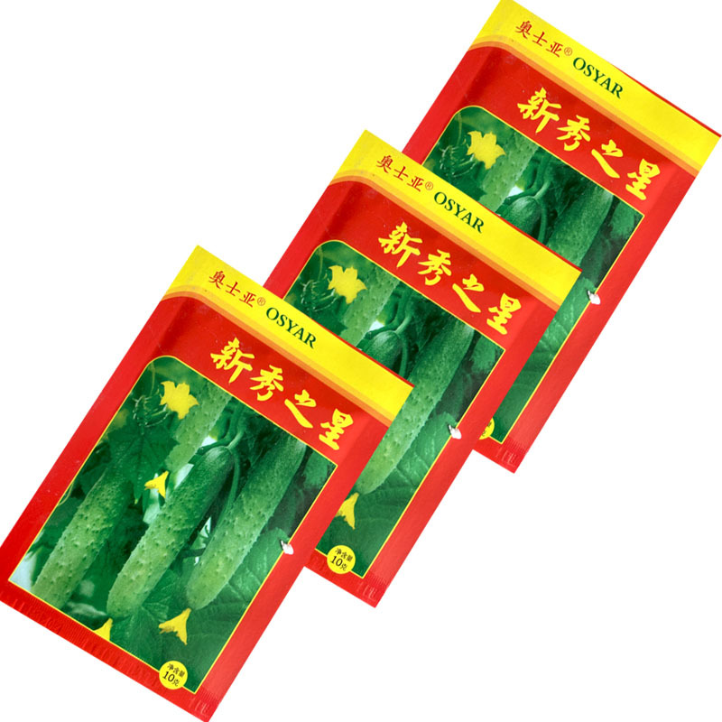 新秀之星旱黄瓜种子强雌型早熟带瓜能力强早春种植