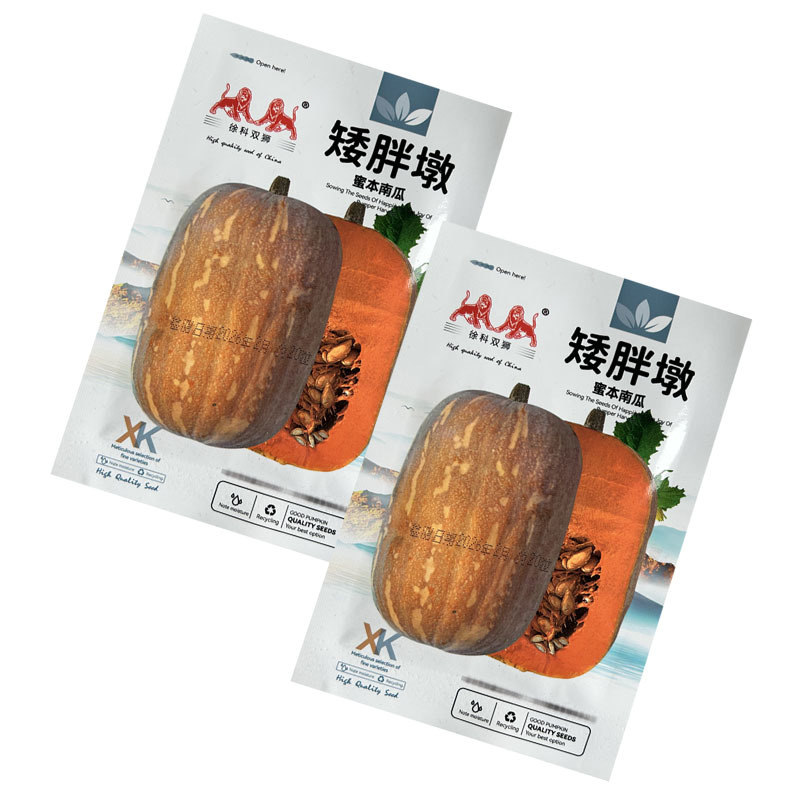 矮胖墩蜜本南瓜种子早熟皮粉红色口感粉糯留瓜多