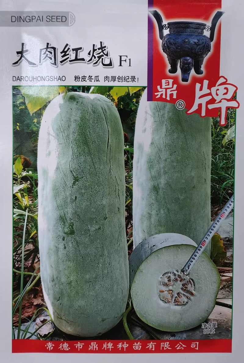 鼎牌大肉红烧冬瓜种子粉皮烧烤冬瓜种籽果肉厚瓜腔小耐运耐贮
