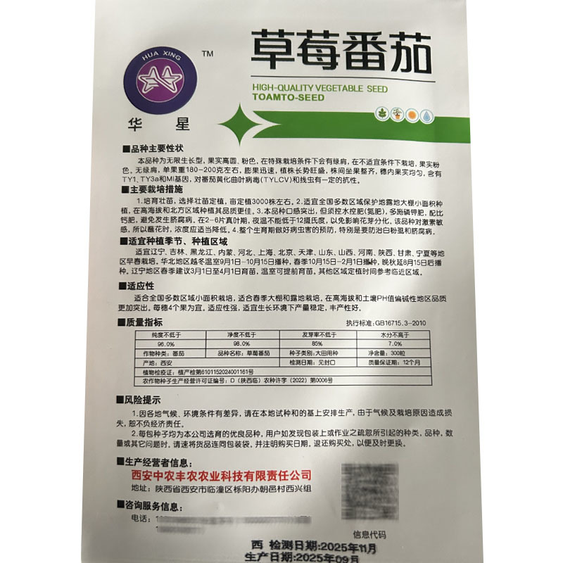 草莓番茄种子大果高圆带绿肩沙瓤口感水果西红柿