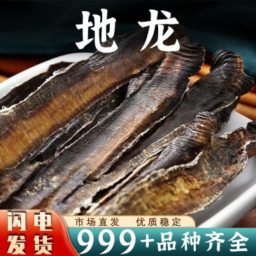 地龙干正品中药材批发蚯蚓干广西中药材全开无土广地龙