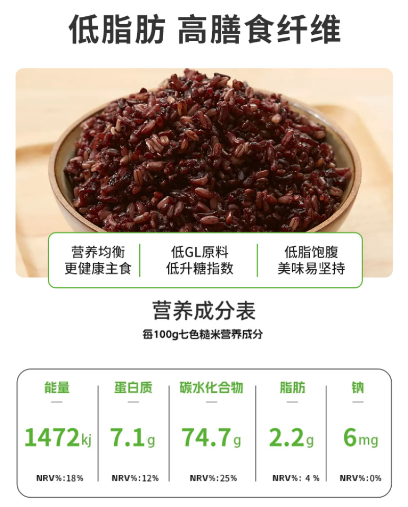 东北糙米，七色糙米，混合新米批发代发定制