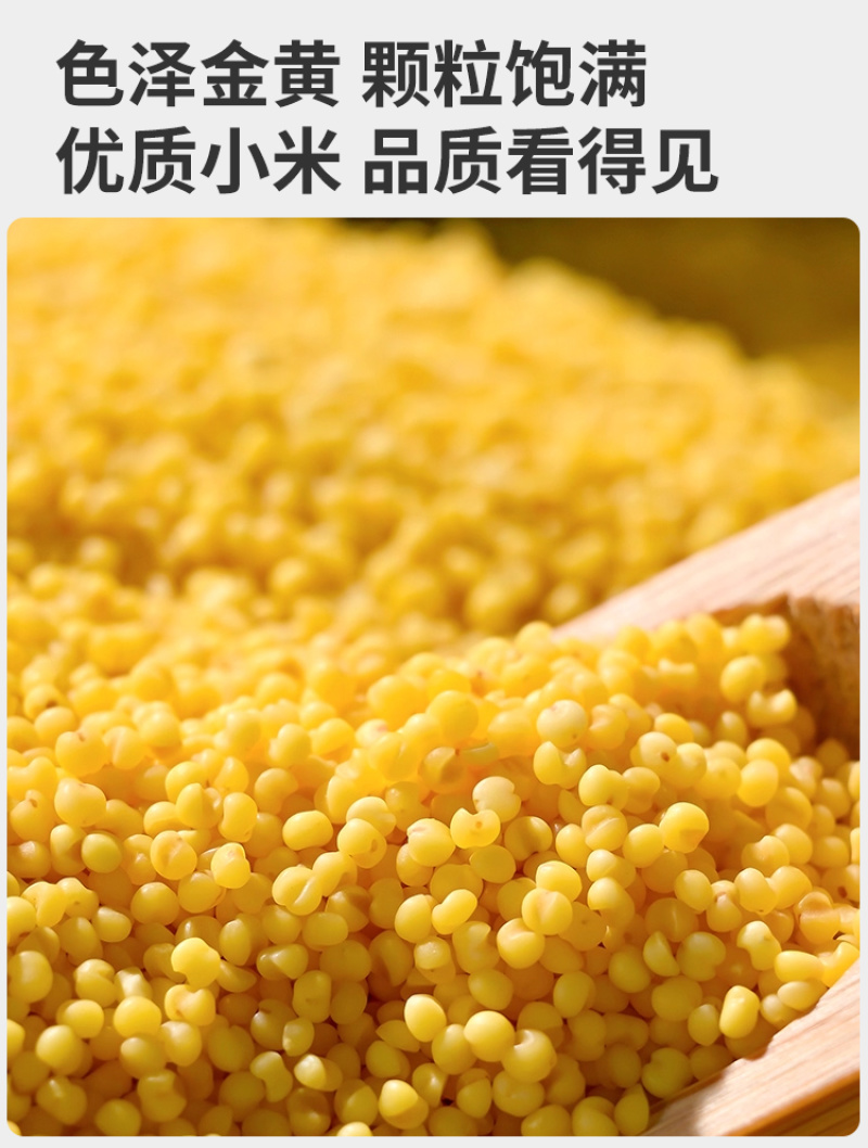 黄小米东北新米真空粗粮五谷杂粮批发代发