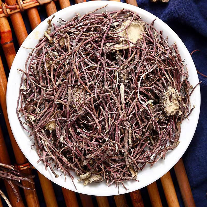 紫苑中药材批发紫苑生紫苑须根返魂草新鲜水洗去根结新干货