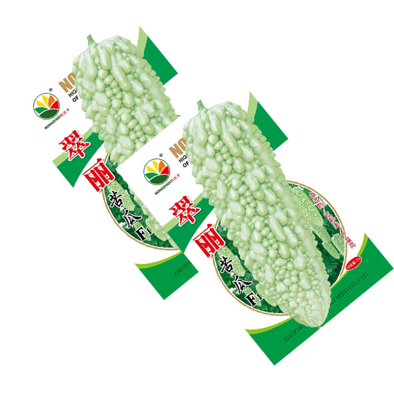 翠丽珍珠苦瓜种子迟熟短棒白苦瓜籽杂交丰产基地型