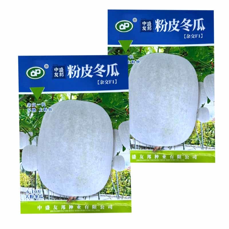 粉皮冬瓜种子杂交早熟上粉快肉厚肉质紧密抗病白皮大冬瓜种子