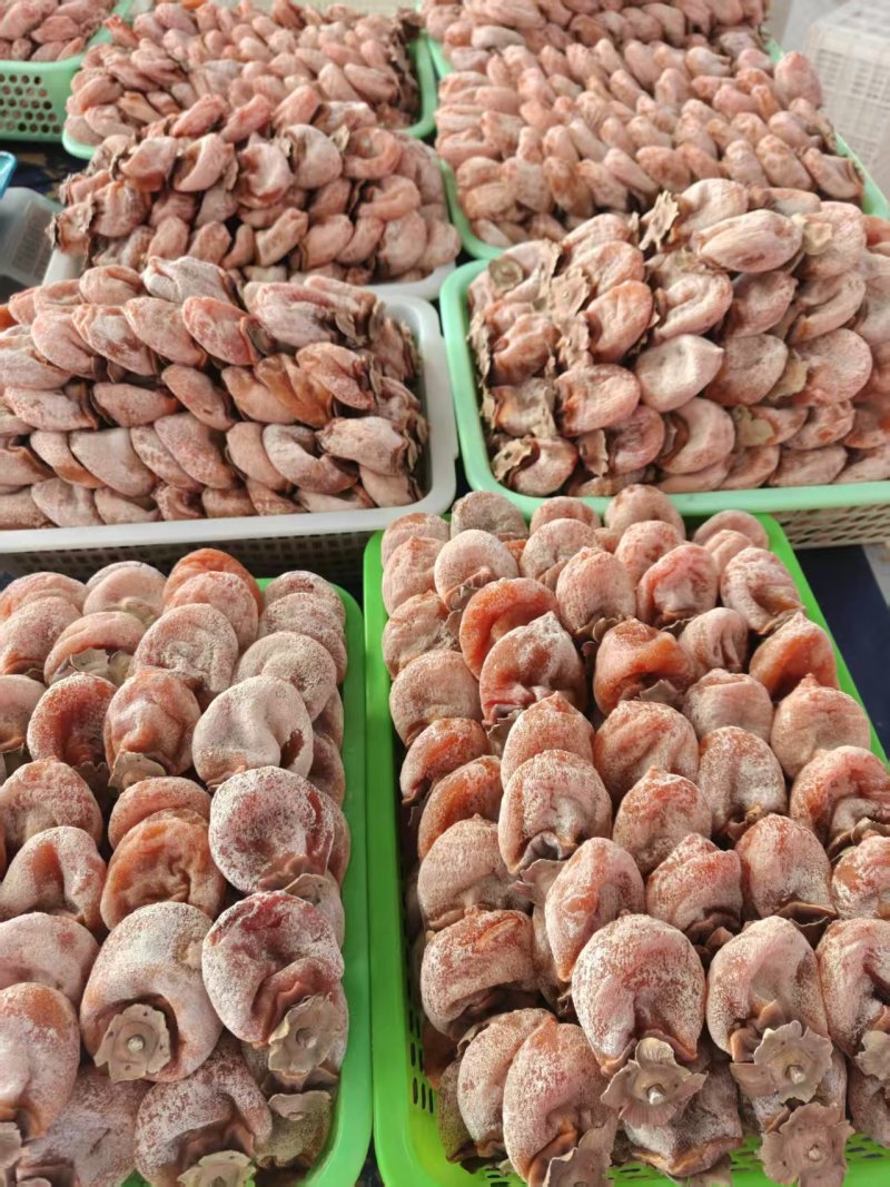 正宗陕西富平柿饼全部批发流心吊霜柿饼礼盒包一手货源