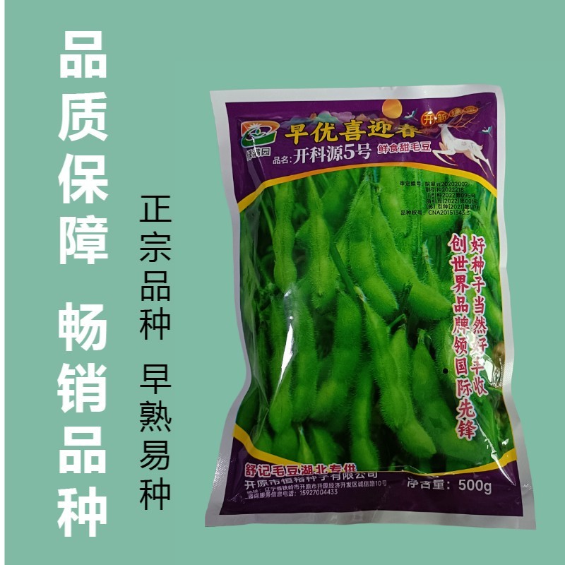 正宗早熟毛豆种子特早王50天毛豆种籽早熟高产毛豆种子