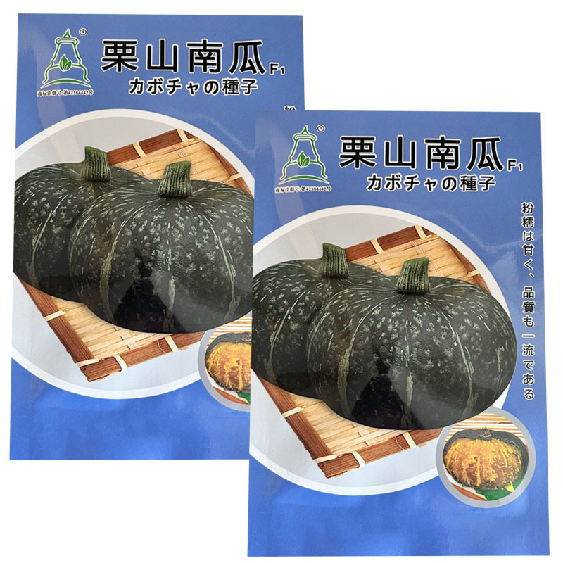栗山南瓜种子日本板栗南瓜籽早熟扁圆肉厚甜糯香甜