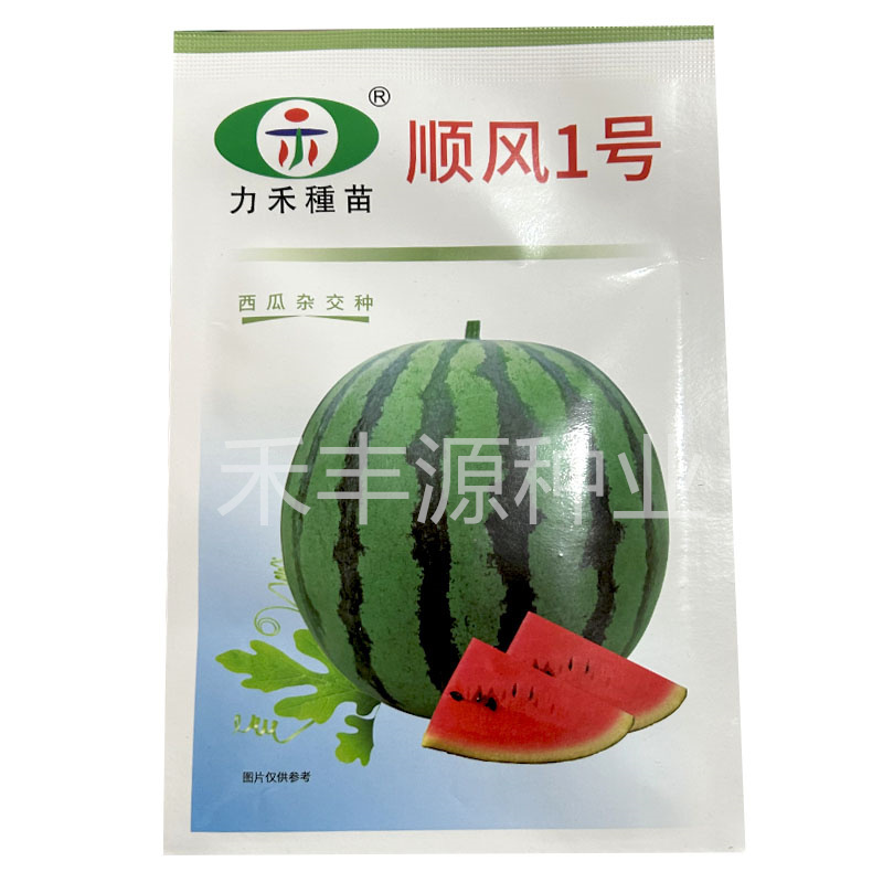 力禾顺丰1号西瓜种子200粒果皮绿色春秋播种基地型