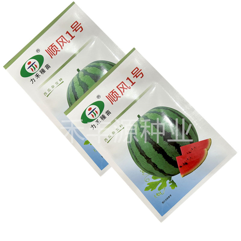 力禾顺丰1号西瓜种子200粒果皮绿色春秋播种基地型