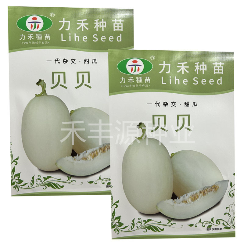 白皮甜瓜种子力禾种苗贝贝厚皮甜瓜籽春夏水果种子