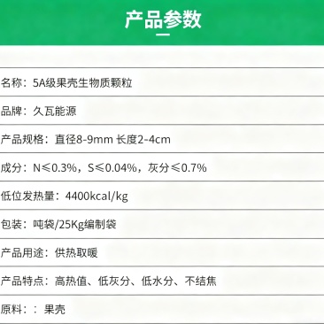 5A级生物质颗粒燃料