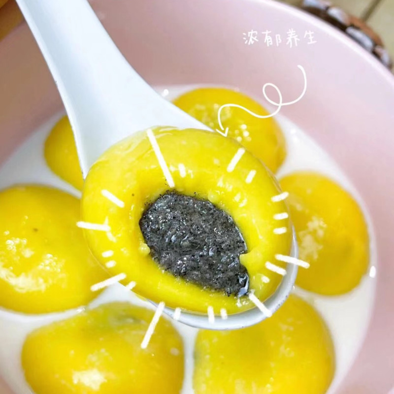 【爆单大黄米汤圆】甜品元宵冬至花生芝麻馅四种口味代发中通