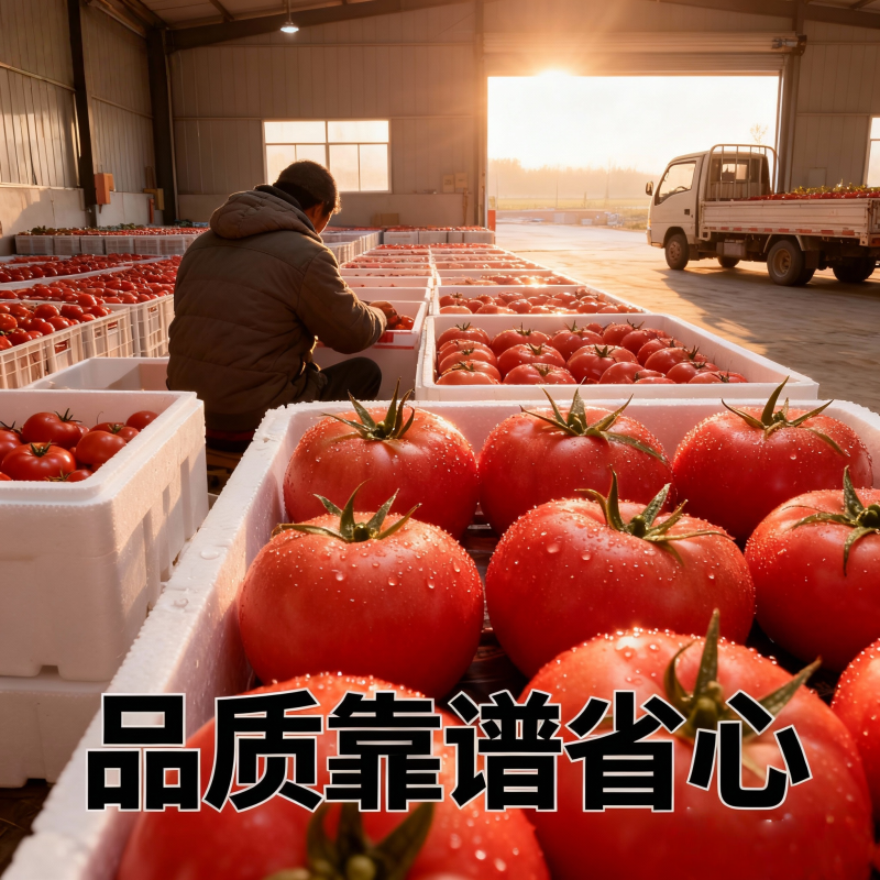 硬粉西红柿进货怕麻烦？山东产地一步直达省时间省成本