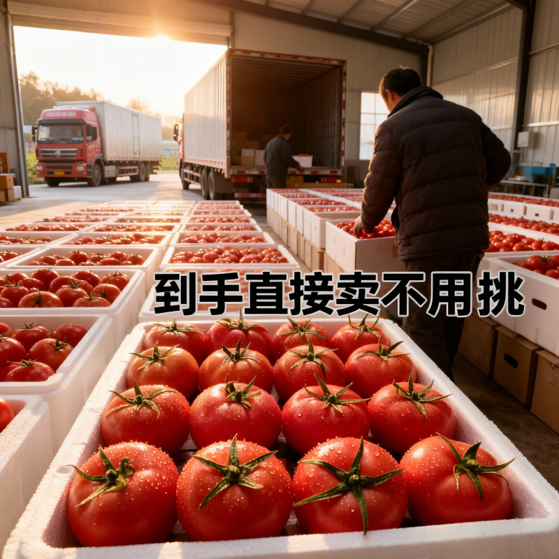 硬粉西红柿进货怕麻烦？山东产地一步直达省时间省成本