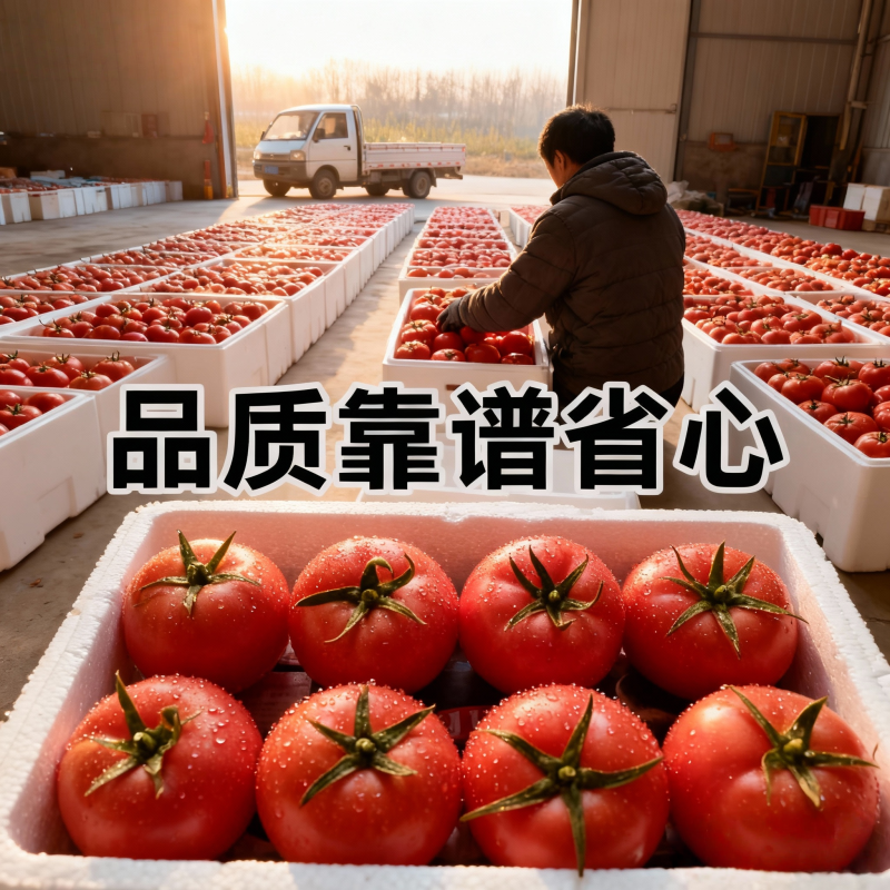 硬粉西红柿进货怕麻烦？山东产地一步直达省时间省成本