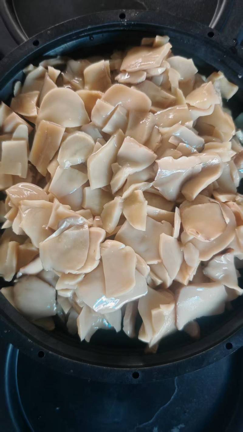 标准化盐渍杏鲍菇切片批发餐饮/罐头厂专用