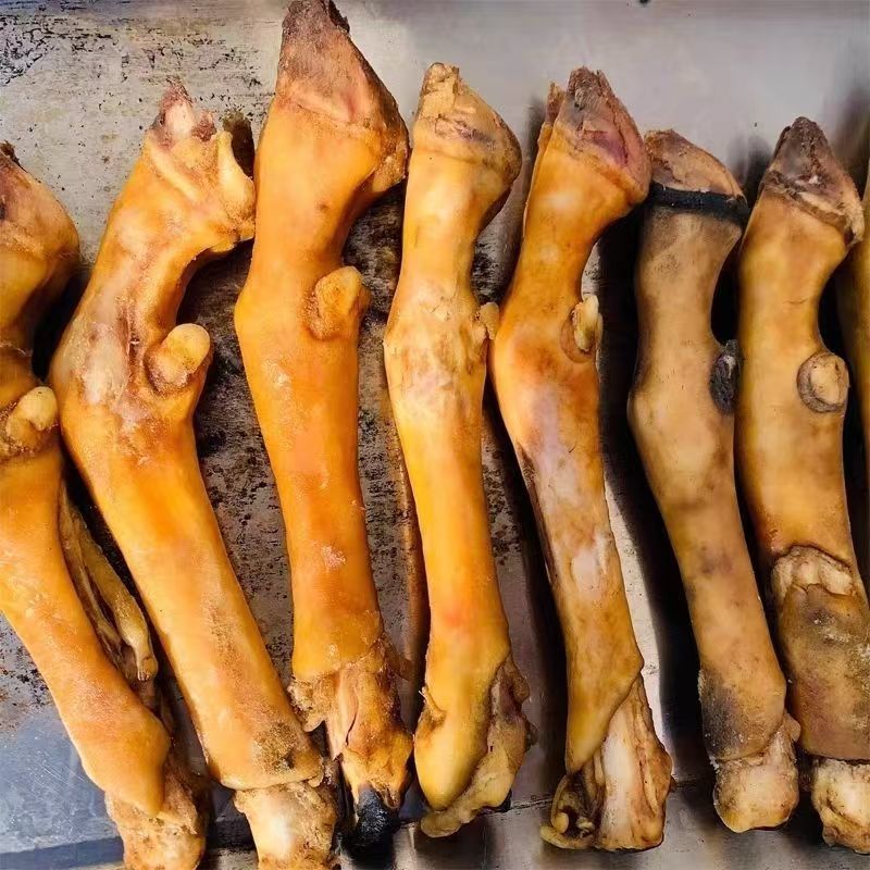 不抽筋火烧白羊蹄，精品羊蹄大量现货供应，可视频看货