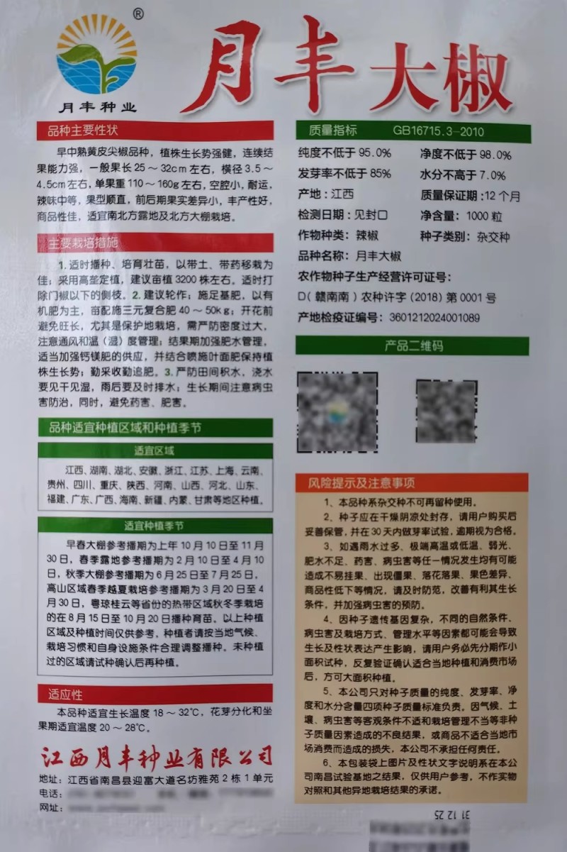 大椒种子早中熟黄皮尖椒种籽辣味中等果型顺直露地大棚辣椒