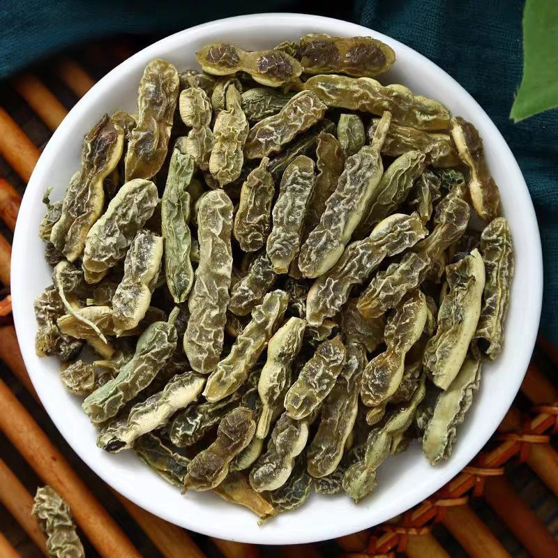 槐角中药材槐角豆实子国槐树籽子槐连豆槐豆茶新鲜干货批发