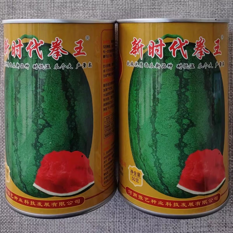 豫艺新时代拳王西瓜种子抗病优质龙卷风西瓜种籽沙瓤细嫩多汁