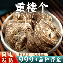 重楼中药材七叶一枝花蚤休草河车重楼片种植高年份新鲜大个干