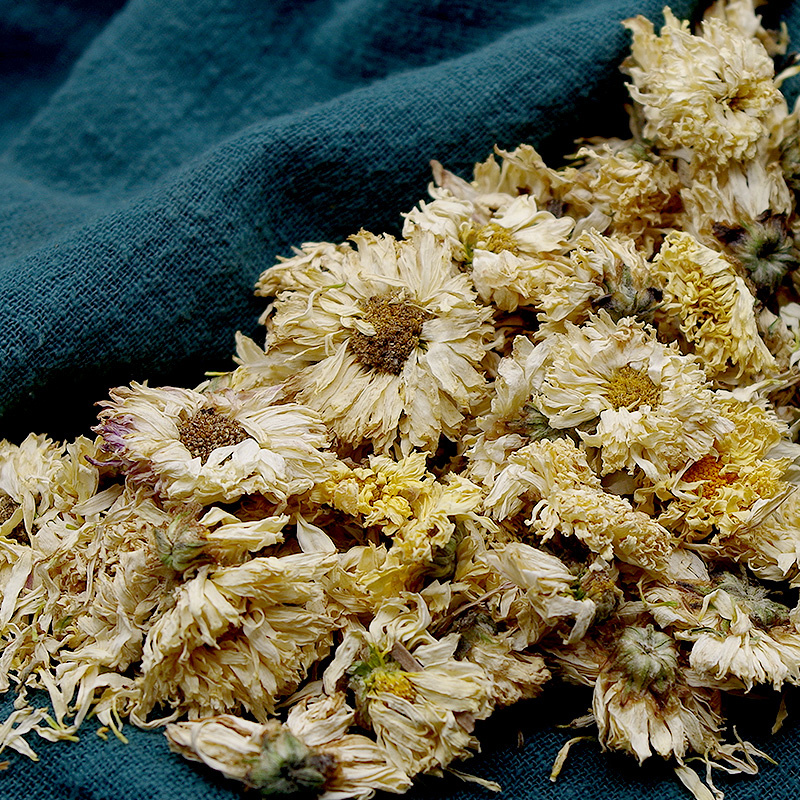 白菊花中药材菊花茶七月菊花茶安国中药材批发