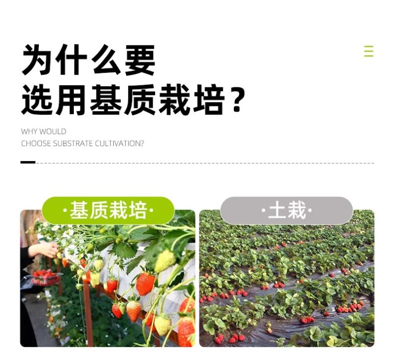 育苗基质栽培基质花卉营养土80L蔬菜瓜果草莓林木通用型