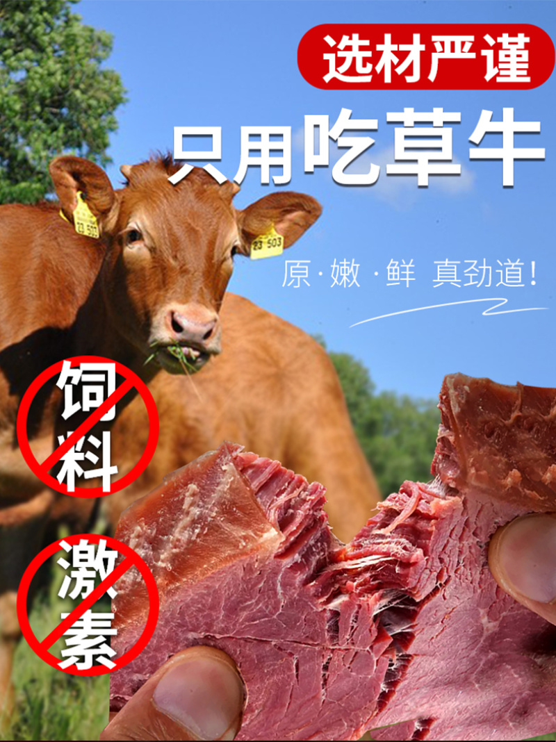南街村五香牛肉河南特产卤味牛肉熟食真空即食独立包装卤牛肉
