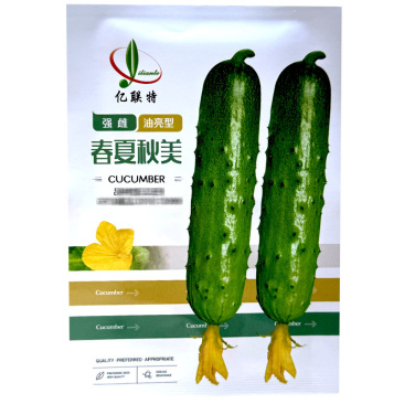 春秋夏美黄瓜种子强雌油亮型黄瓜种子春秋露地大棚种植黄瓜籽