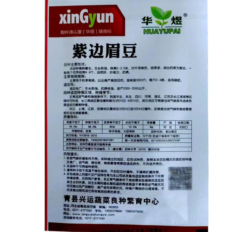紫边眉豆种子结荚红镶边紫红边宽扁豆种籽春夏种植