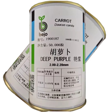 紫胡萝卜种子比久艳紫胡萝卜种子荷兰原装进口杂交一代全紫