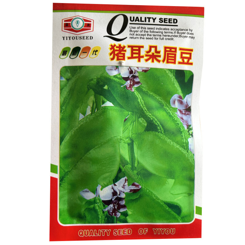 猪耳朵眉豆种子扁豆种子绿眉豆四季高产蔬菜