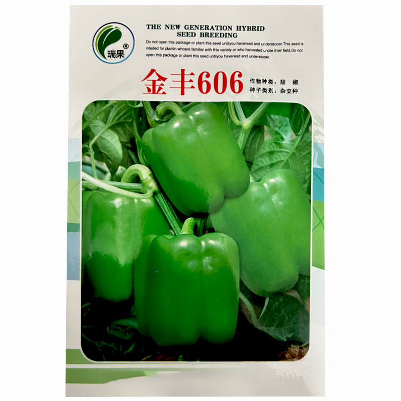 金丰606早熟大果甜椒种子1000粒厚肉长方灯笼型圆辣椒